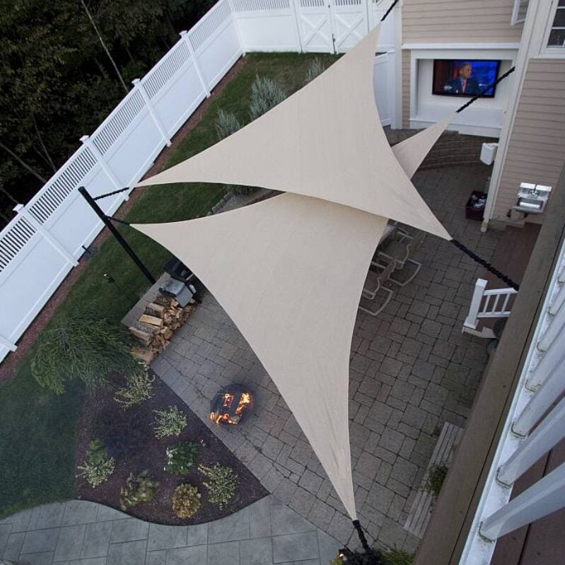Triangle Shade Sails: Elevate Your Outdoor Space • Mighty Covers