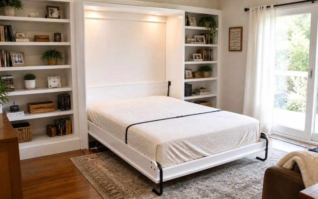 Using IKEA Billy Bookcases with a Murphy Bed: Built-In DIY Guide