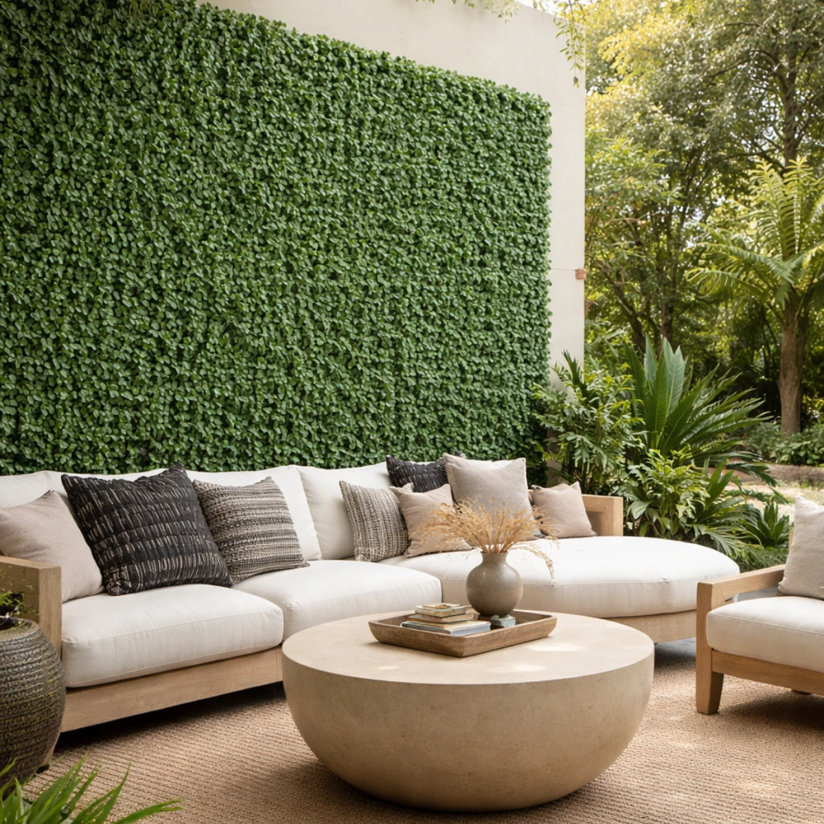 UV Outdoor Rated English Ivy Living Wall