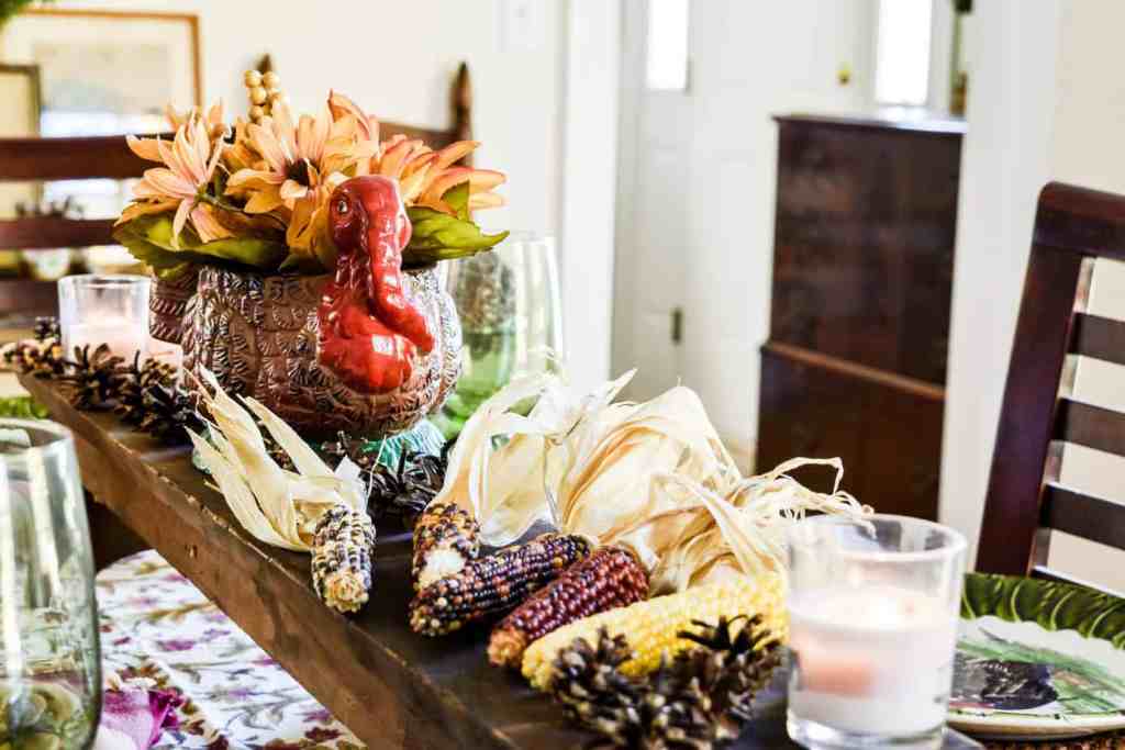 Vintage Thanksgiving Table Setting - Zucchini Sisters