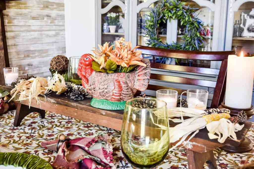 Vintage Thanksgiving Table Setting - Zucchini Sisters