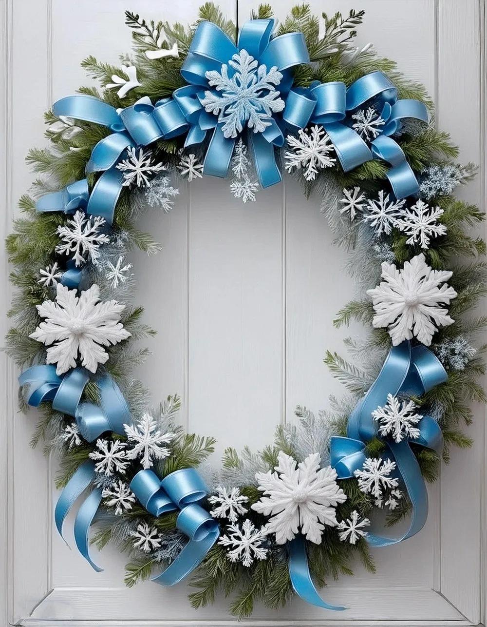 10 Adorable Blue Wreaths For Christmas Ideas To Welcome Your Guests - All  Crafts
