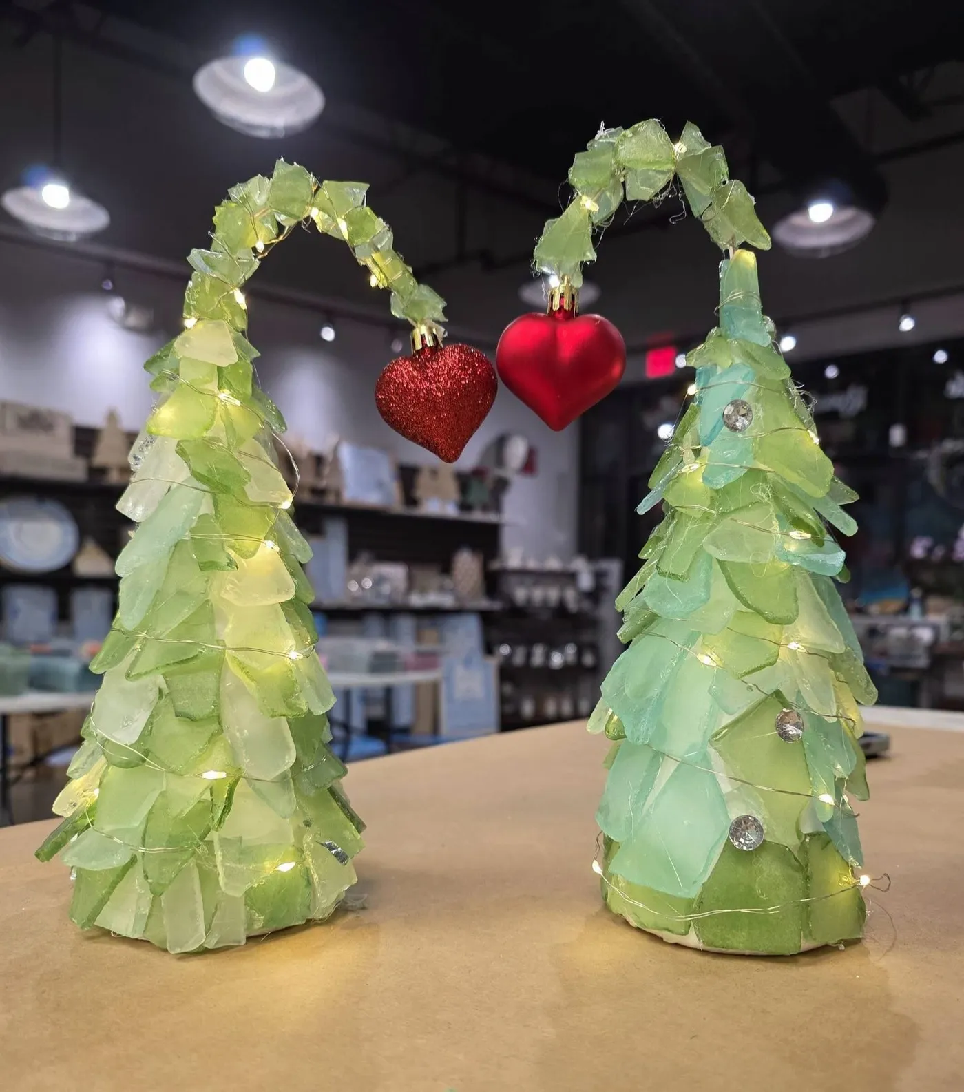 11/14/2026 Grinch and other Sea Glass Tree Workshop at Saltwater Gifts –  Hammer & Stain Bay Area