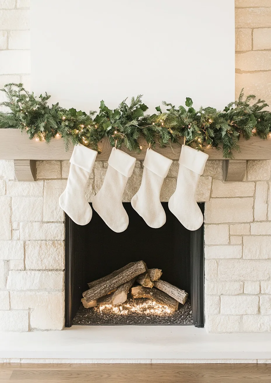 12 Christmas Fireplace Decor Ideas for a Warm, Elegant Holiday Home