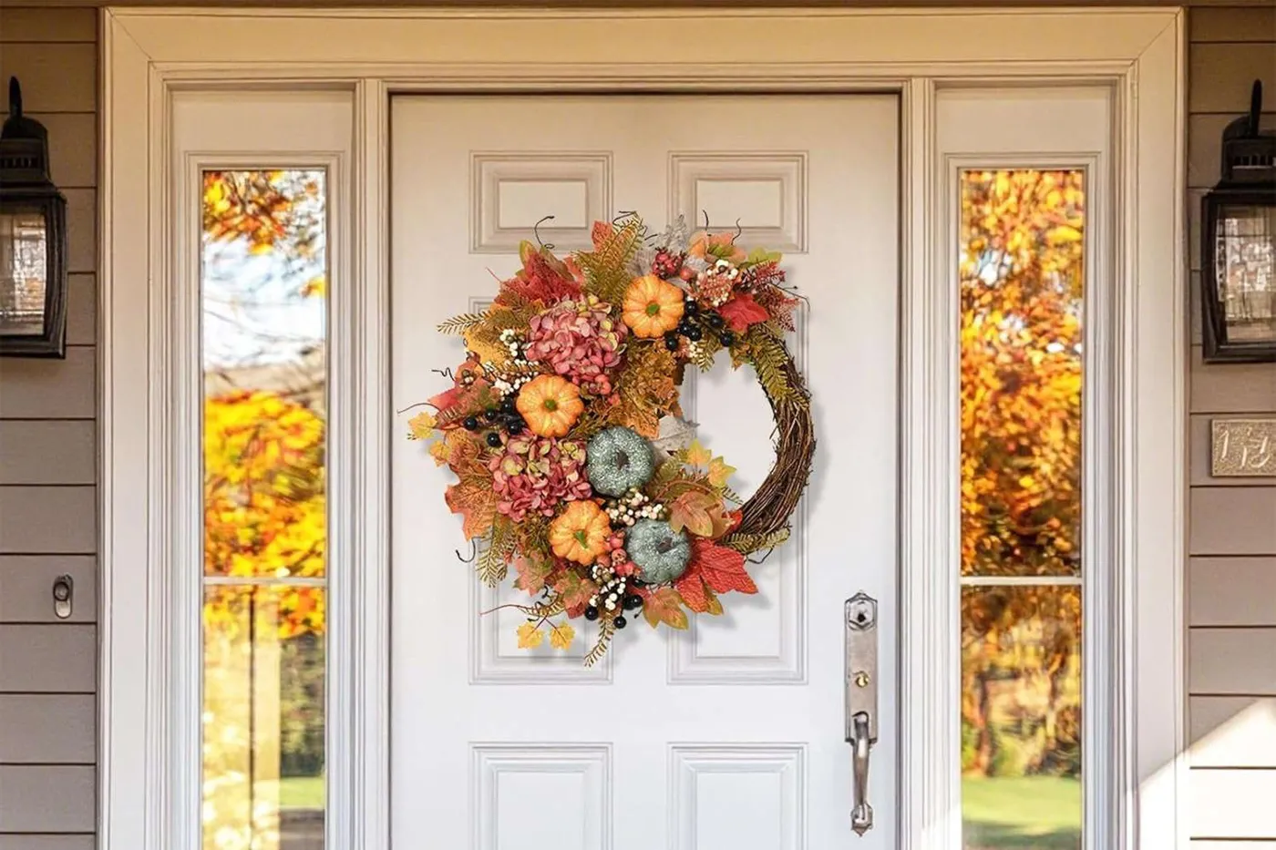 13 Thanksgiving Wreaths At Amazon To Welcome Guests