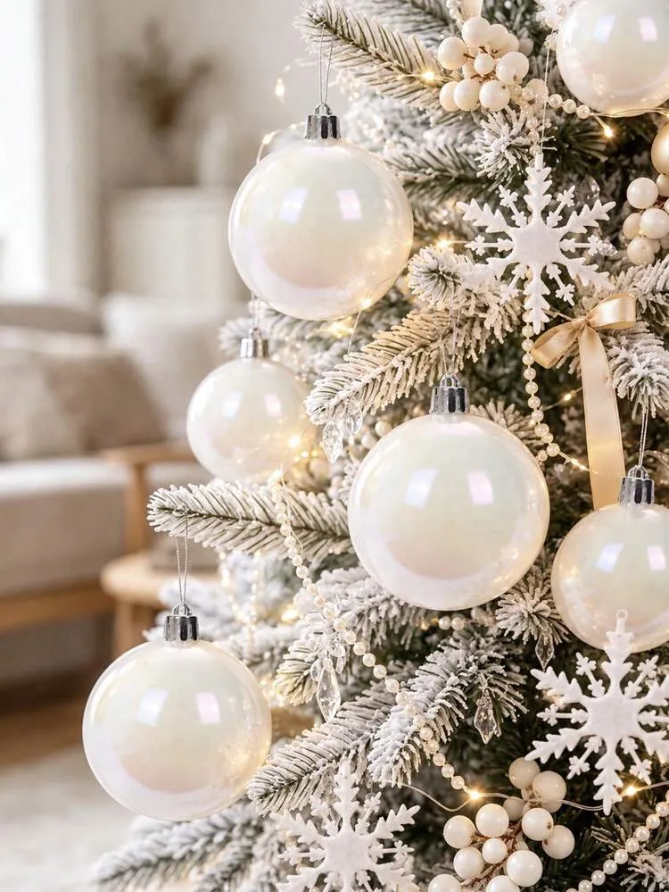 16pcs Christmas Iridescent Ornaments, Transparent DIY Shatterproof Hanging  Rainbow Ball, Plastic Iridescent Christmas Ball Decoration Christmas  Ornament, Christmas Tree Decoration, Festive Clear ...