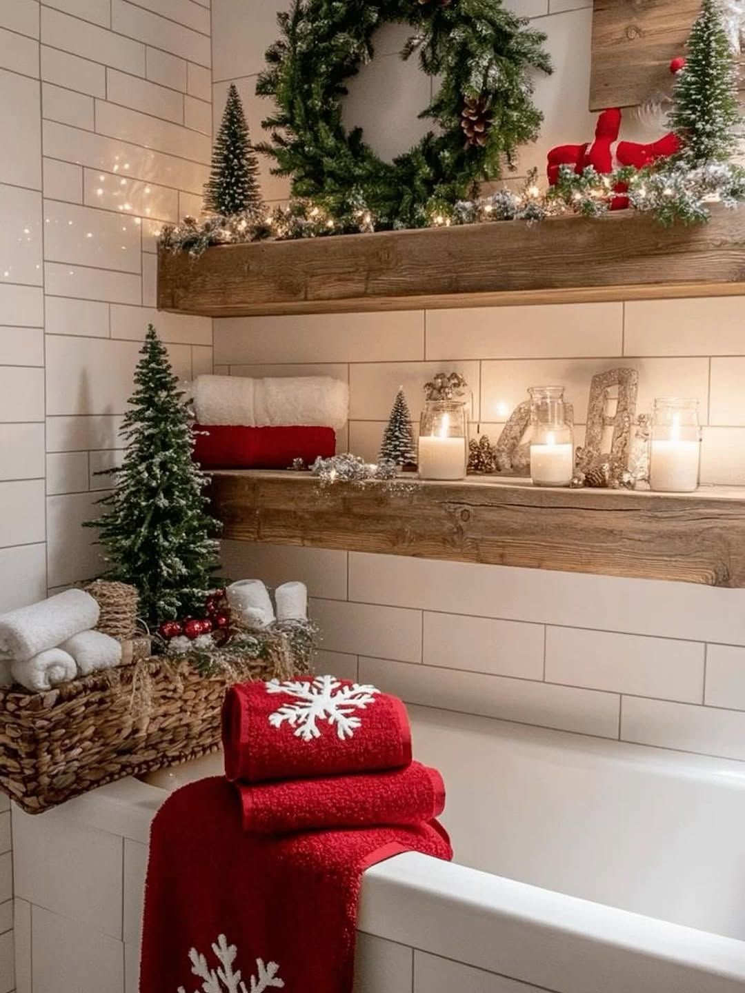 17 Christmas Bathroom Decor Ideas That Prove Even the Smallest Space  Deserves a Festive Moment