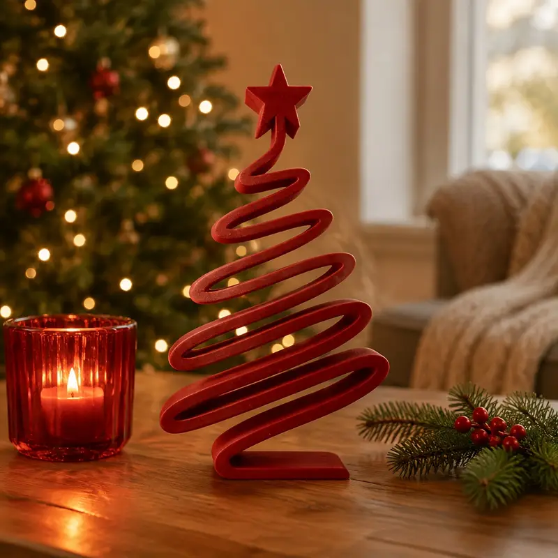 1pc modern minimalist christmas tree ornament pvc geometric - Temu Mauritius