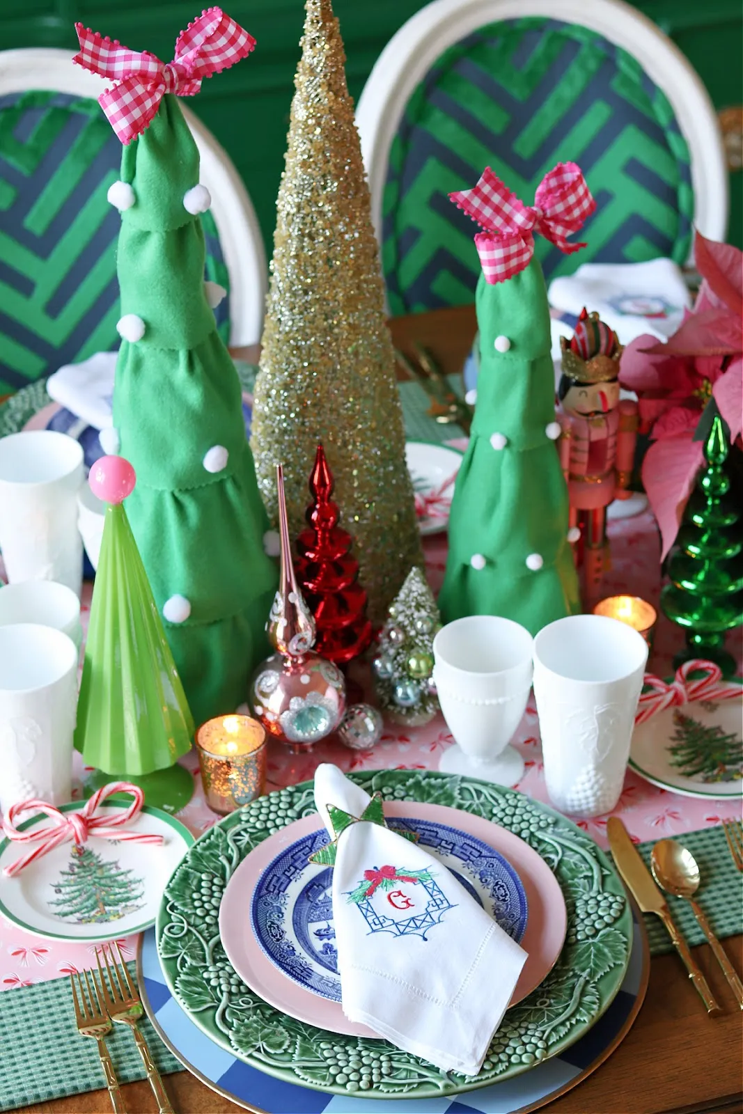 2024 CHRISTMAS HOME TOUR || DINING ROOM AND CHRISTMAS TABLESCAPE | Dimples  and Tangles