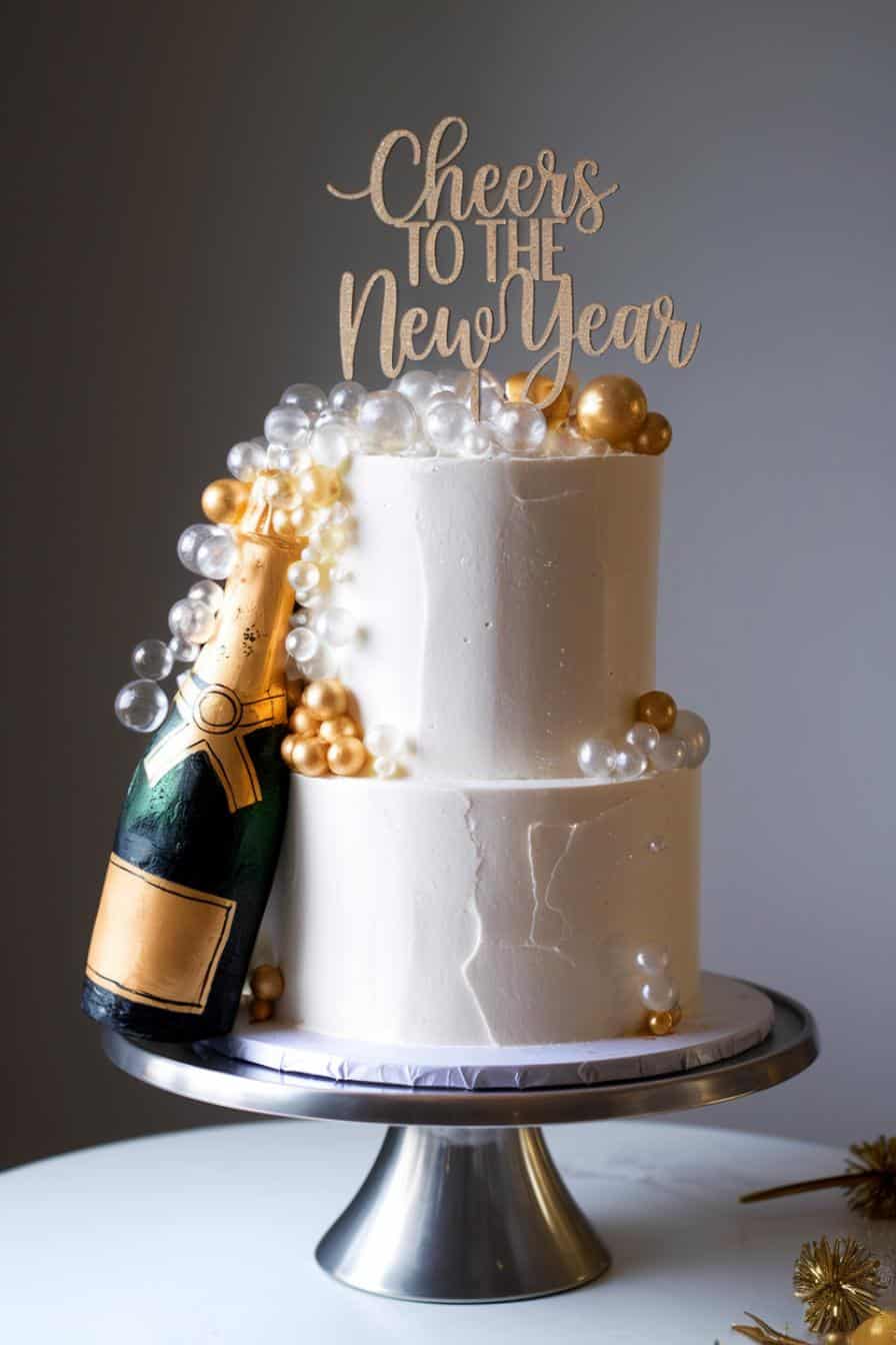 22 New Year's Cake Decorating Ideas To Sweeten Your Countdown