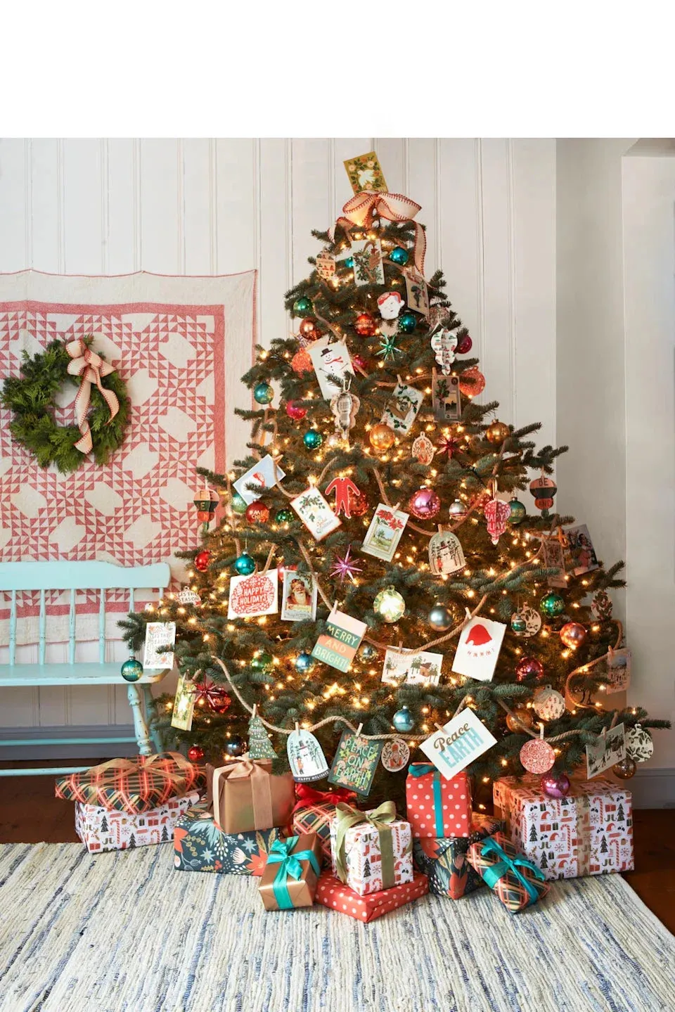 23 Best Christmas Tree Ribbon Decorating Ideas to Twirl Up Your Tree