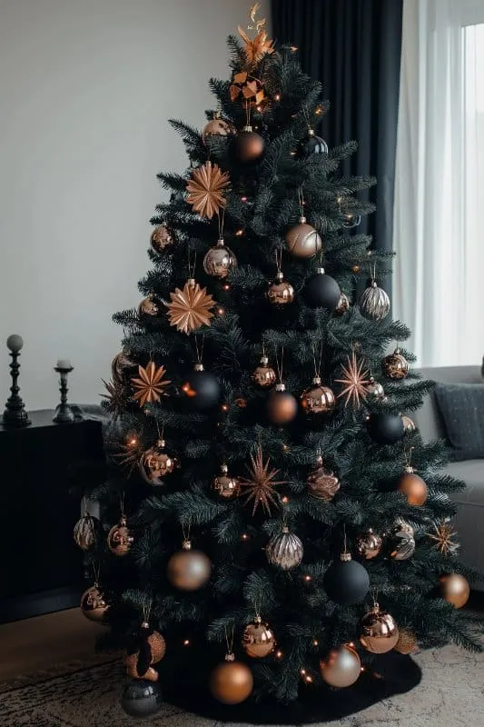 25 Black Christmas Tree Decorations: Stylish Ideas To Try