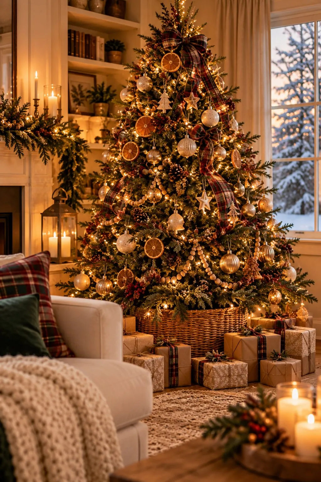 25 Cozy Christmas Living Room Decor Ideas - Living Home Style