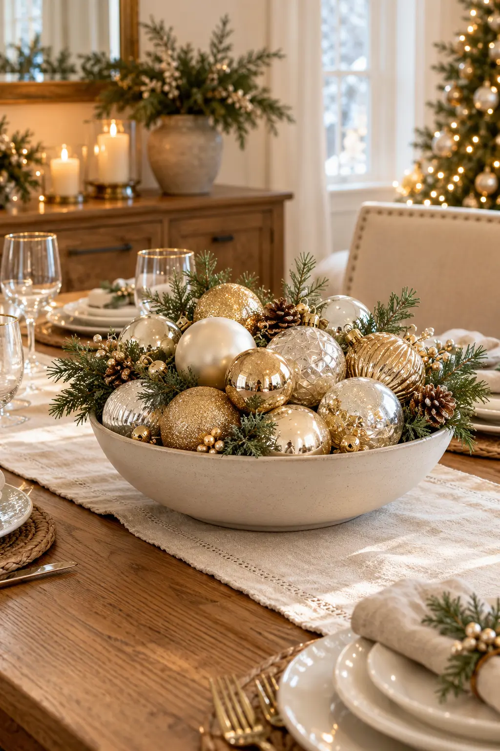 25 Simple Christmas Table Decorations You Can Create on a Budget