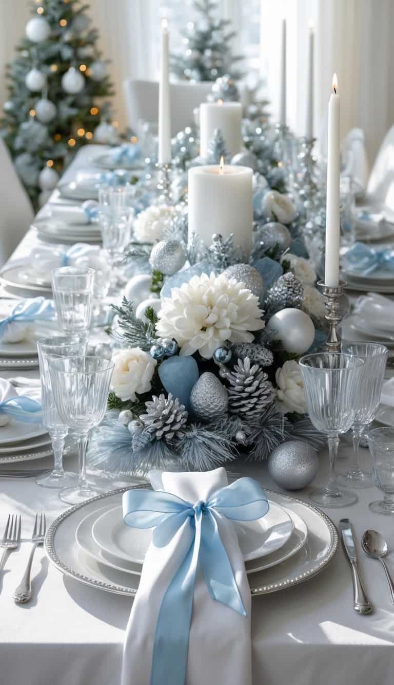 27 Winter Wonderland Tablescape Ideas for Snowy Celebrations