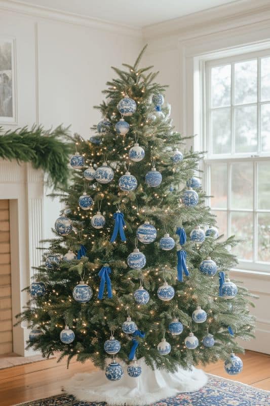28 Blue Christmas Tree Decorations for a Unique, Magical Holiday