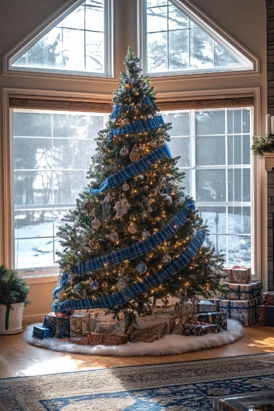 28 Blue Christmas Tree Decorations for a Unique, Magical Holiday