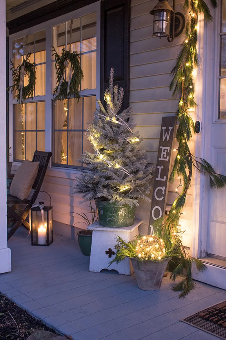 30 Ideas For Christmas Lights Outdoors For Trees, Bushes, And Beyond