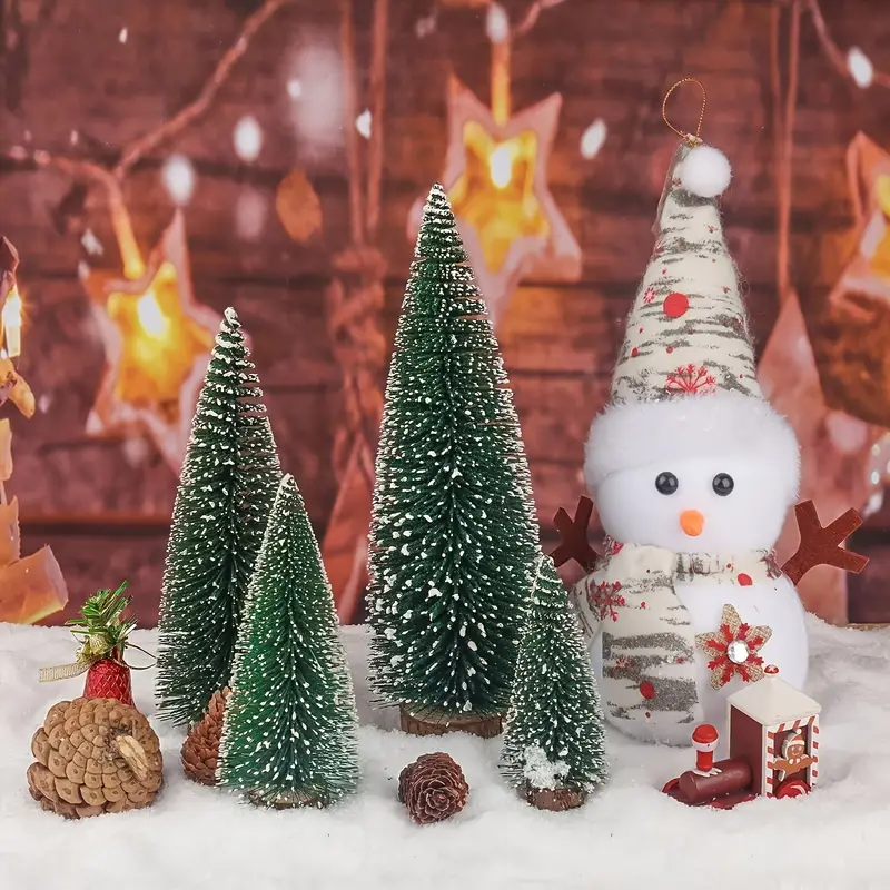30 mini christmas trees artificial plastic christmas trees - Temu New  Zealand