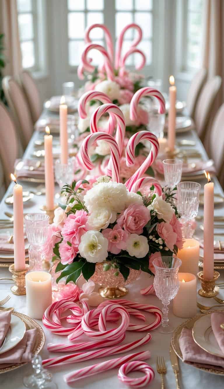31 Candy Cane Tablescape Ideas: Festive Decor for Holiday Meals