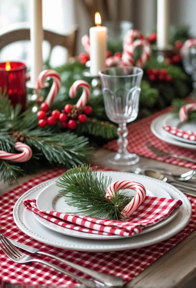 31 Candy Cane Tablescape Ideas: Festive Decor for Holiday Meals