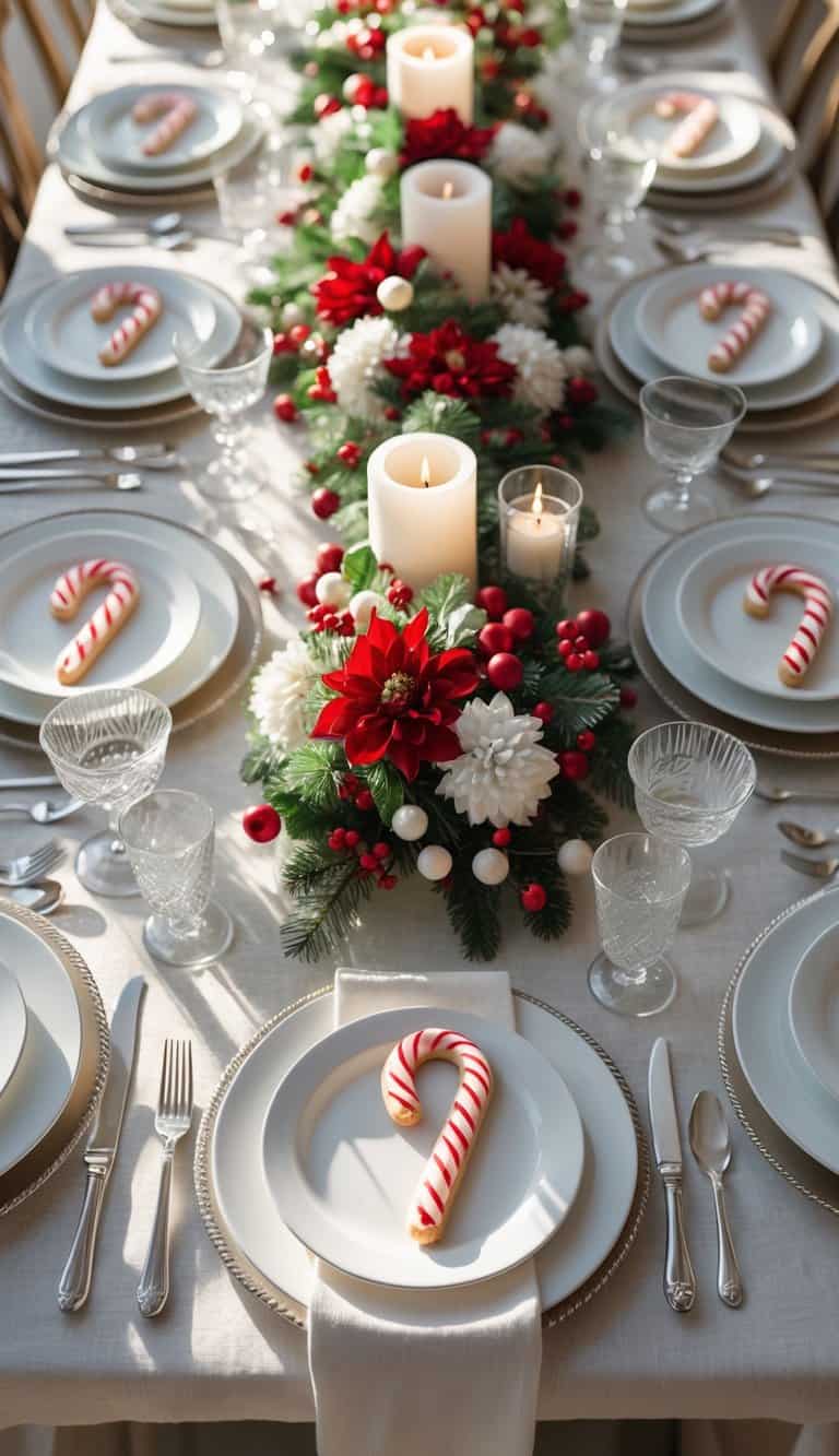 31 Candy Cane Tablescape Ideas: Festive Decor for Holiday Meals
