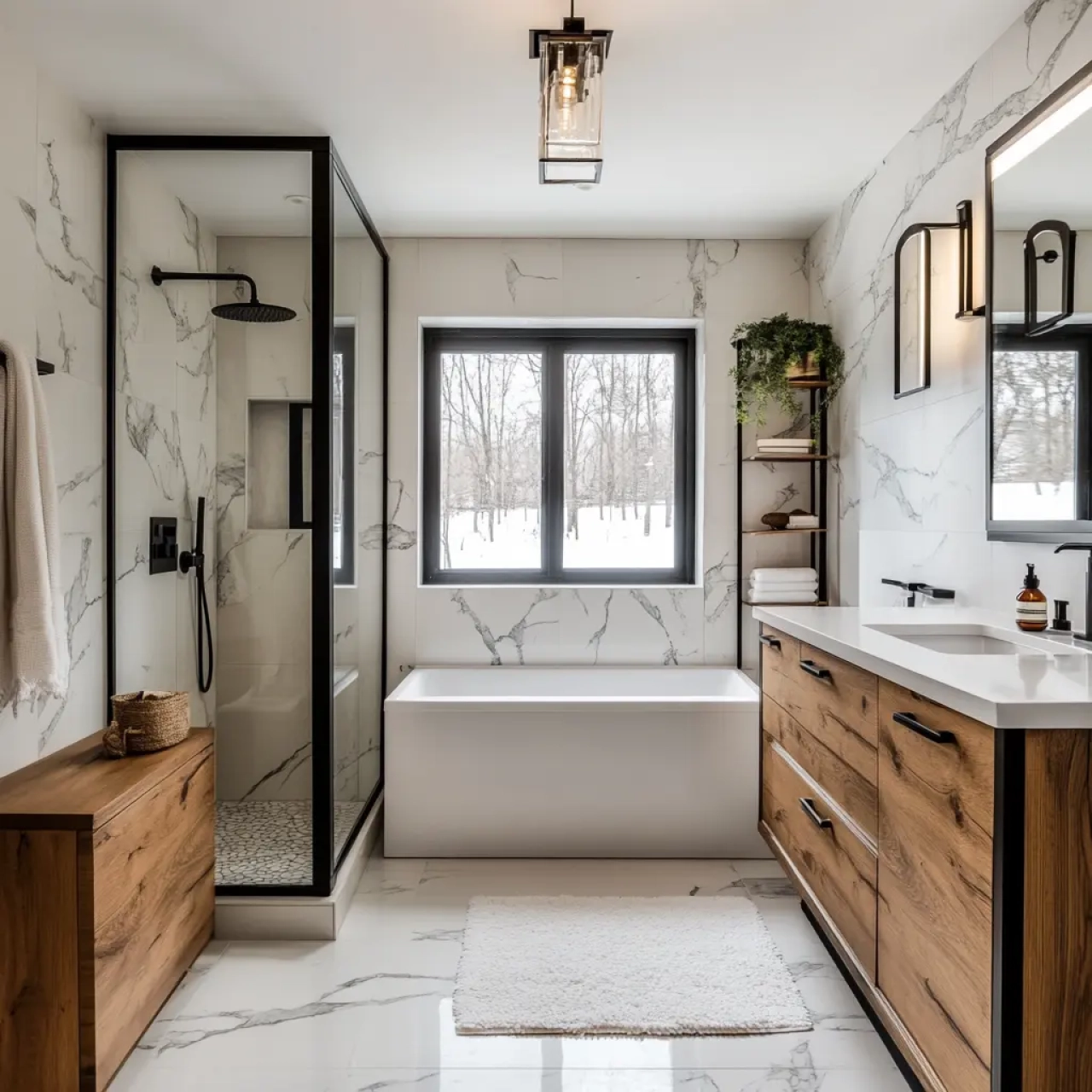 32 Small Master Bathroom Ideas to Maximize Space | Naperville Roofing &  Construction