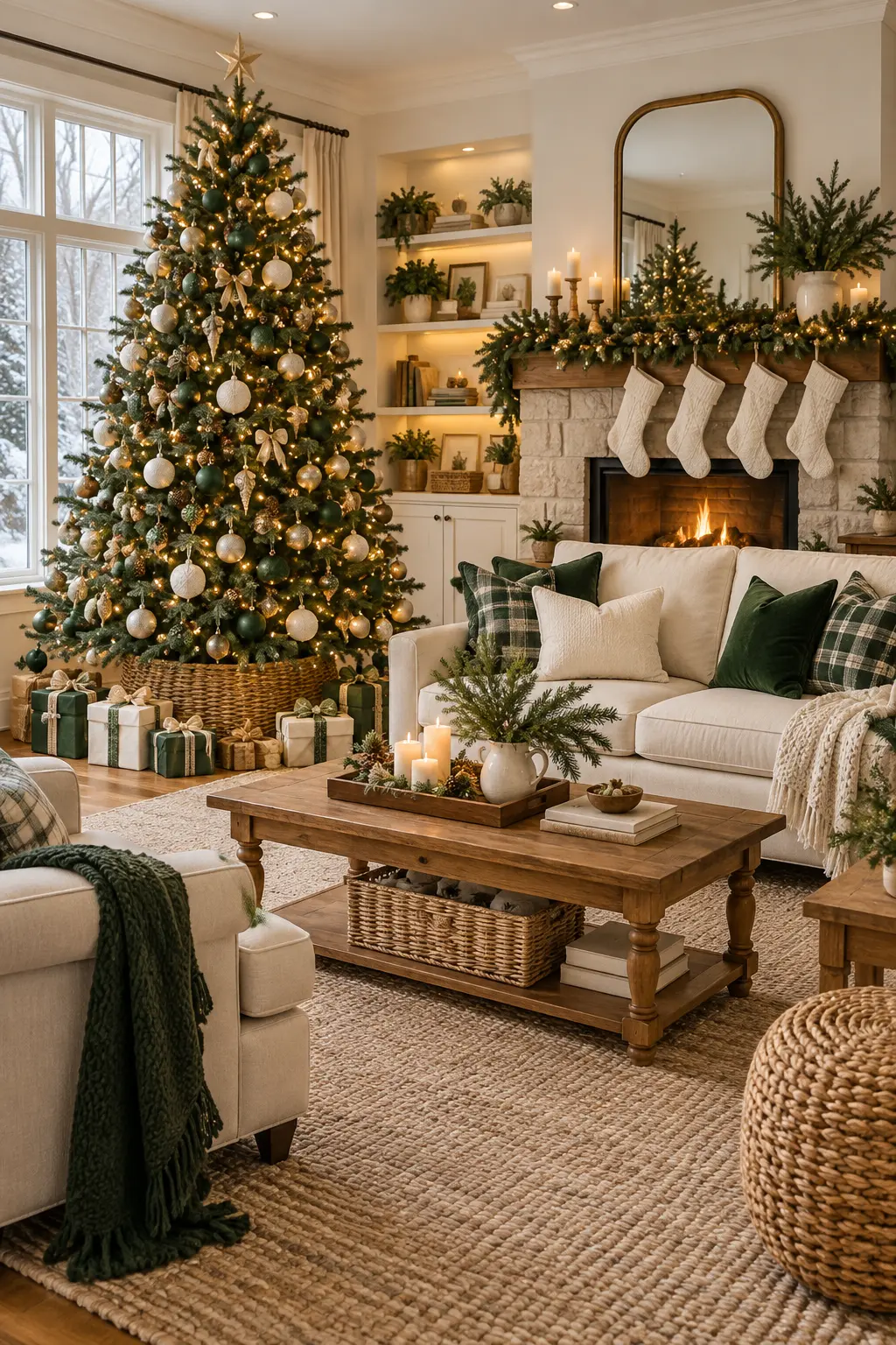 33 Elegant Christmas Living Room Ideas for a Sophisticated Holiday Look