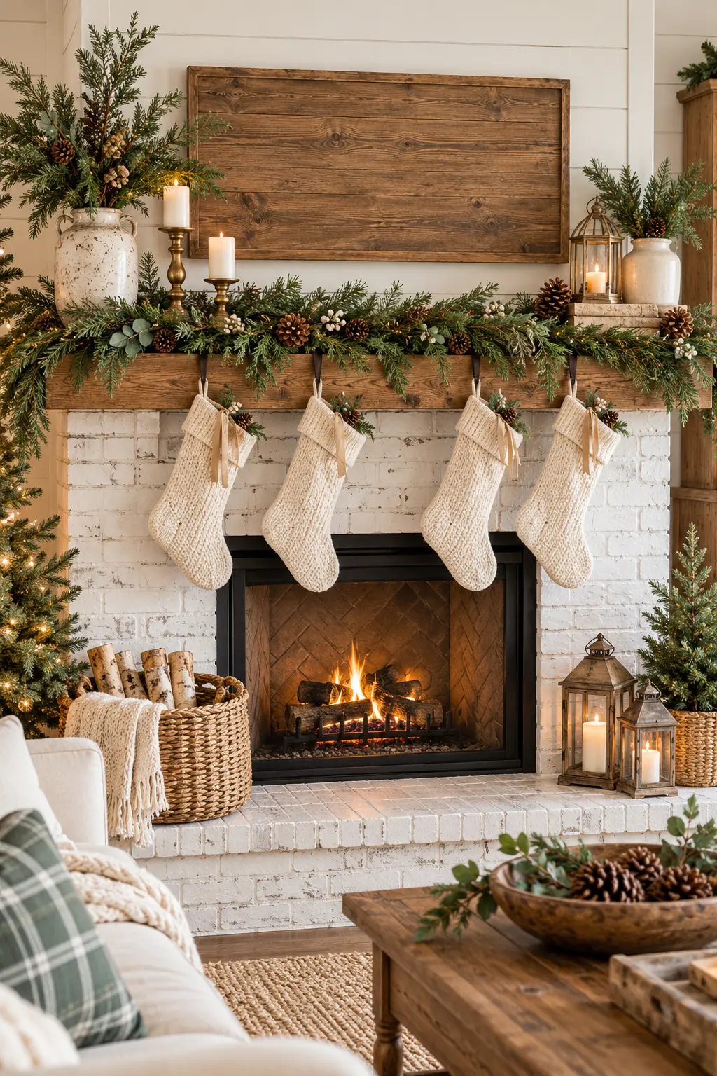 33 Elegant Christmas Mantel Decor Ideas for a Timeless Holiday Look