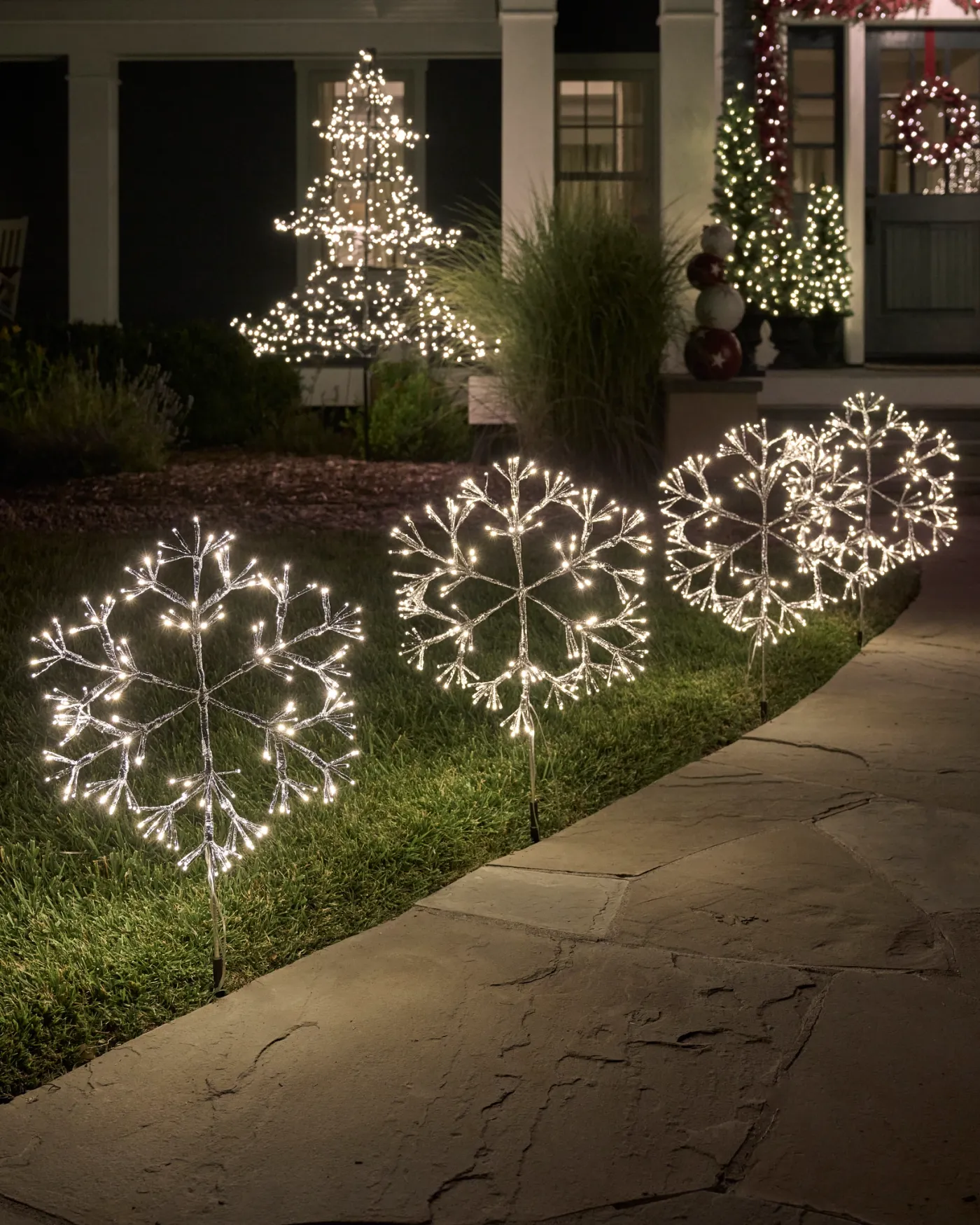 33ft 100 LED Blue Christmas Tree Lights, 8 Modes Blue LED Christmas Lights