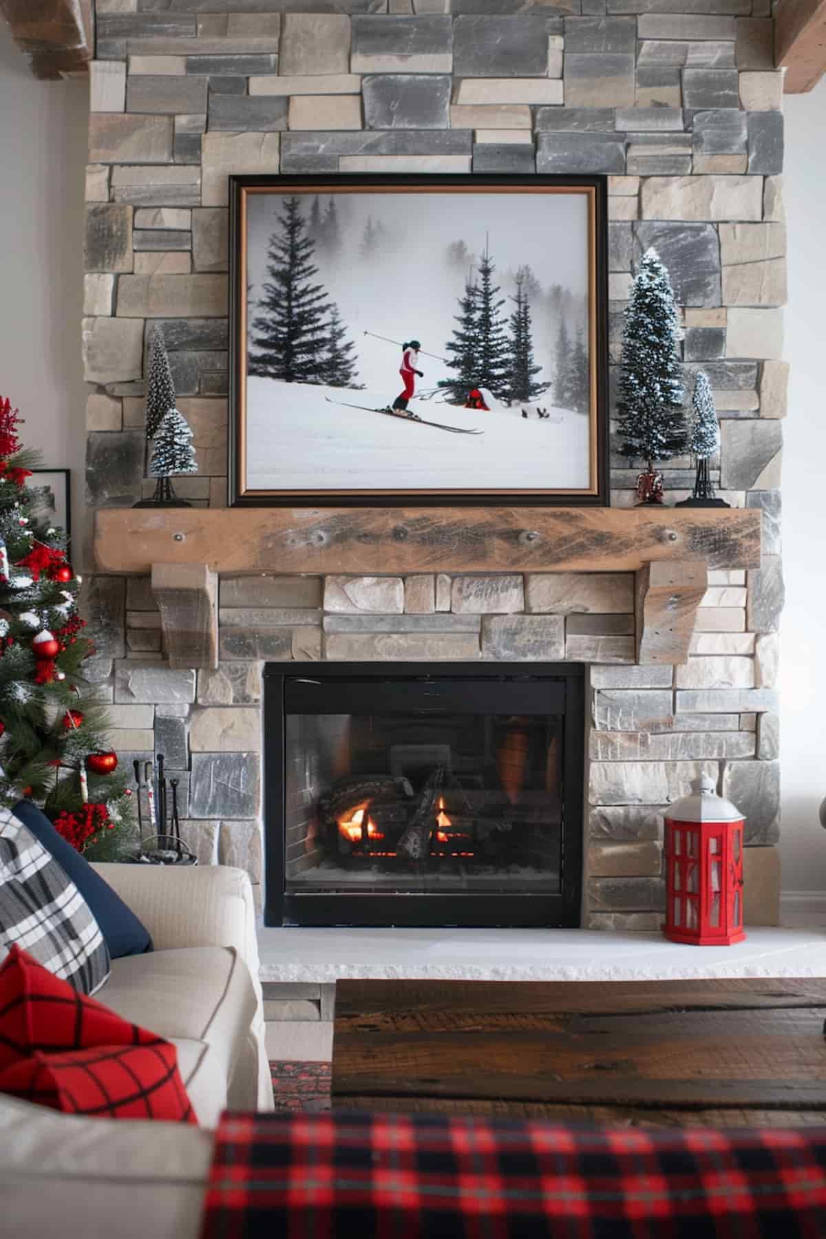 34 Mantel Ideas for Winter: Snowy Decor for Your Hearth
