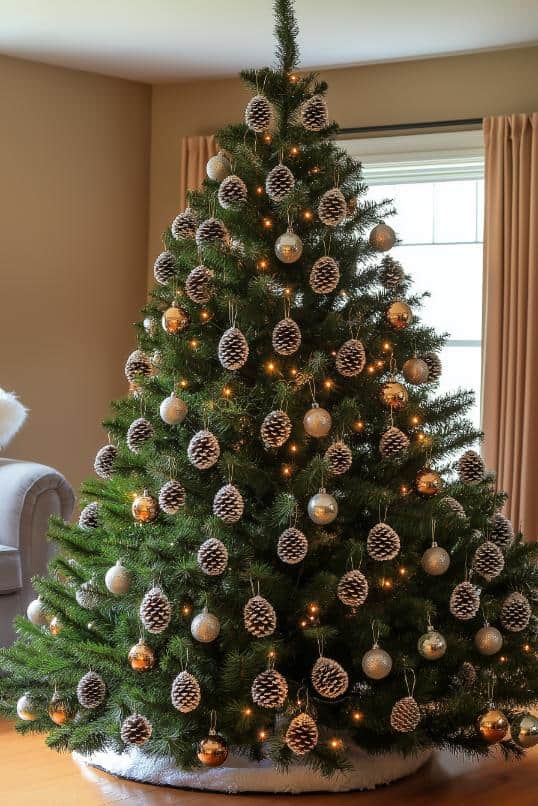 39 White Christmas Tree Decorations for a Festive Holiday Display