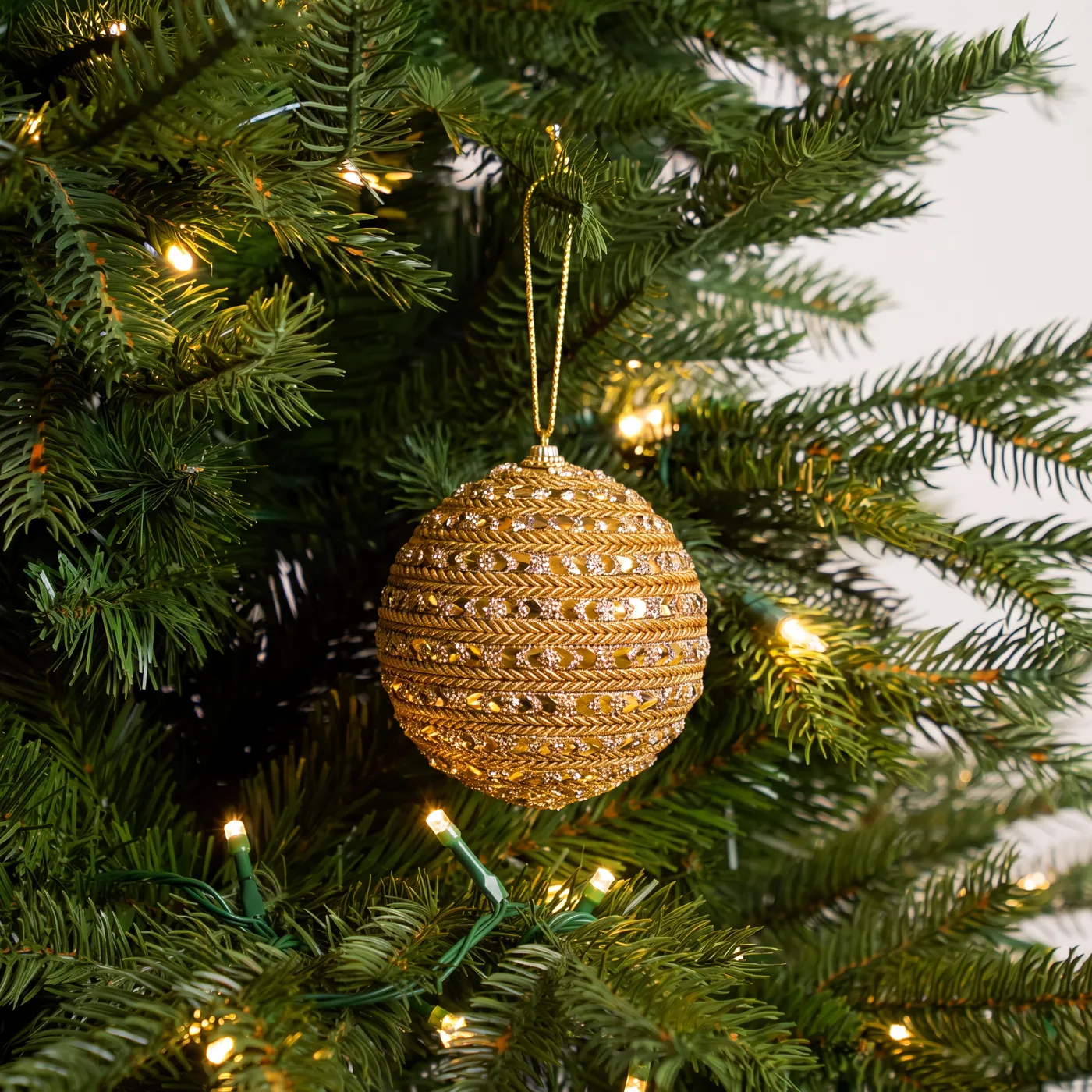 4' Copper Jewel Braided Ornament Set Of 4 – The Christmas Palace