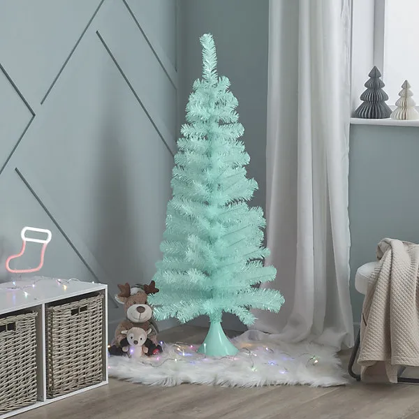 4ft Orelle Wrapped Full Artificial Christmas tree - Light Blue