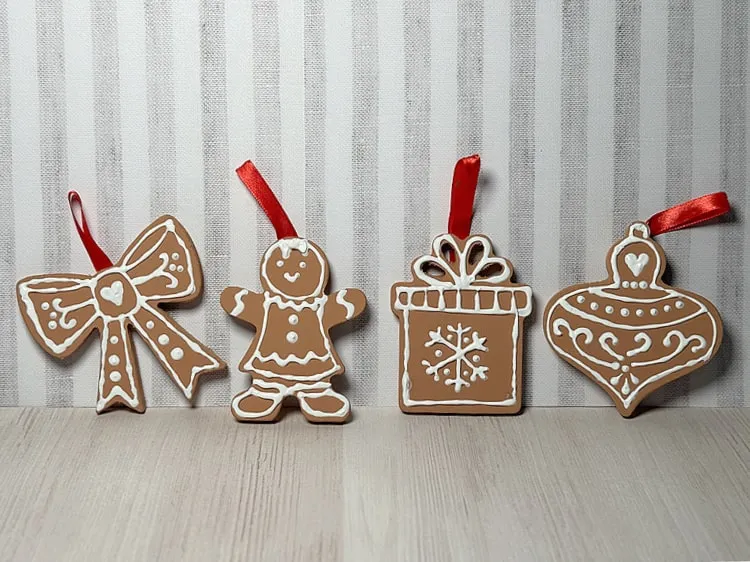 5 Little Monsters: Painted Gingerbread Ornaments