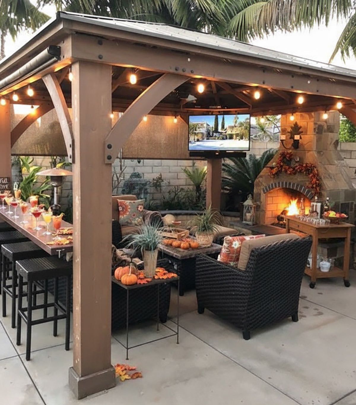 5 Outdoor Fall Decorating Ideas for Your Gazebo | Yardistry