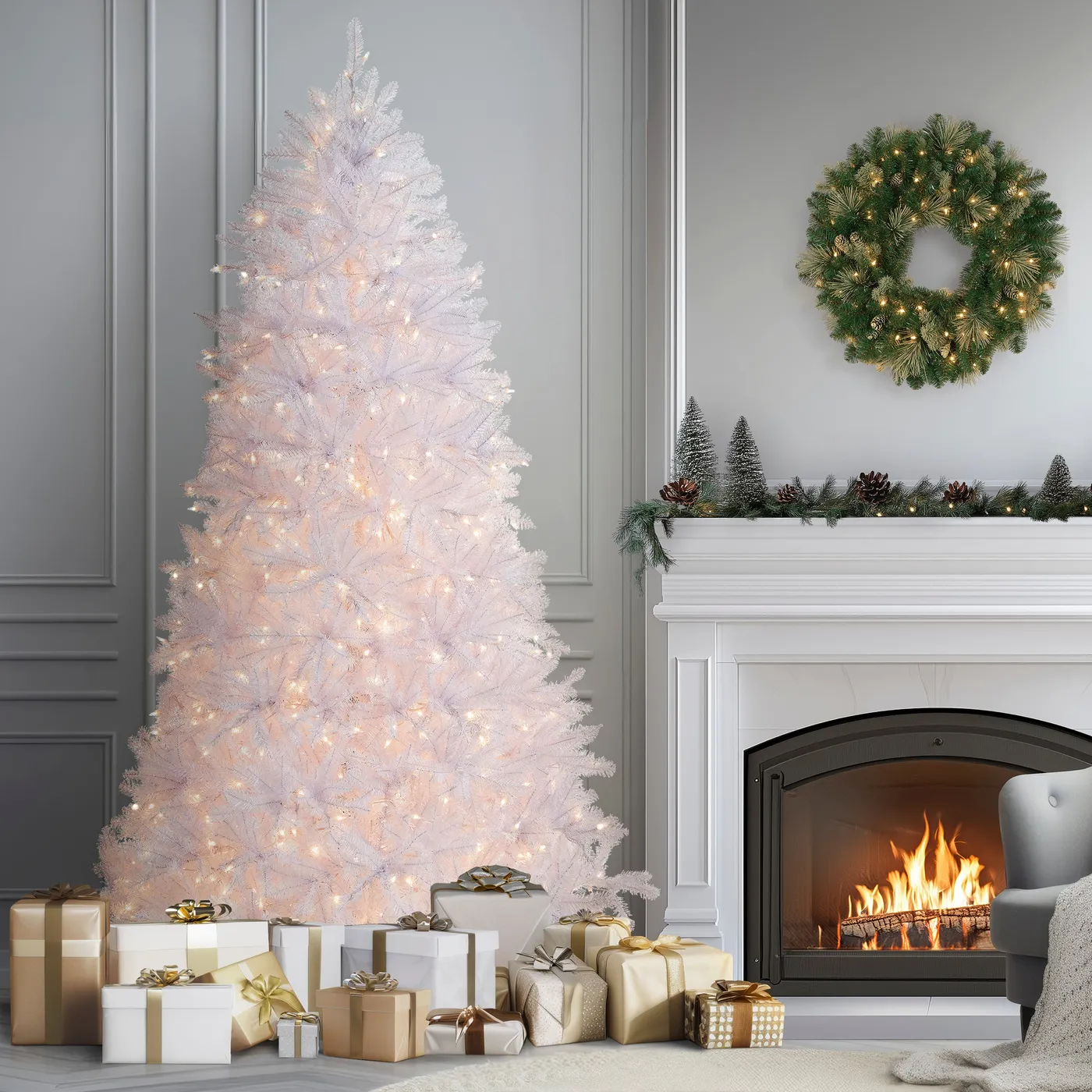 9 ft Pre-lit Artificial Christmas Trees · National Tree Company