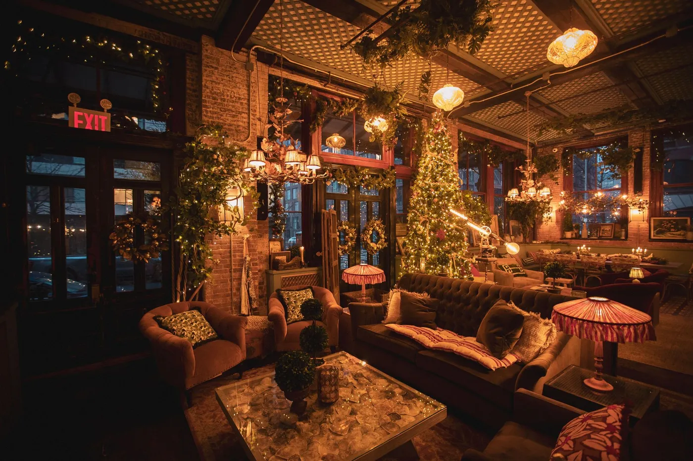 A Holiday Party Setting for Festive Winter Celebrations