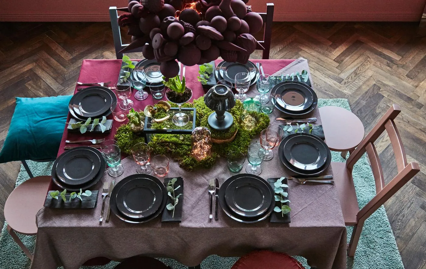 A modern take on a festive Swedish table - IKEA Australia