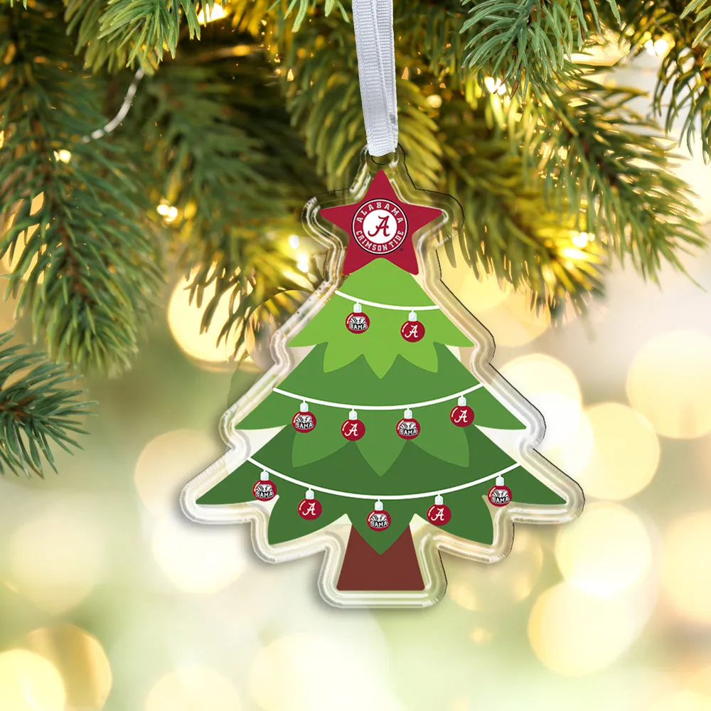 Alabama Crimson Tide - University of Alabama Christmas Ornament - Alabama Ornament - College Wall Art