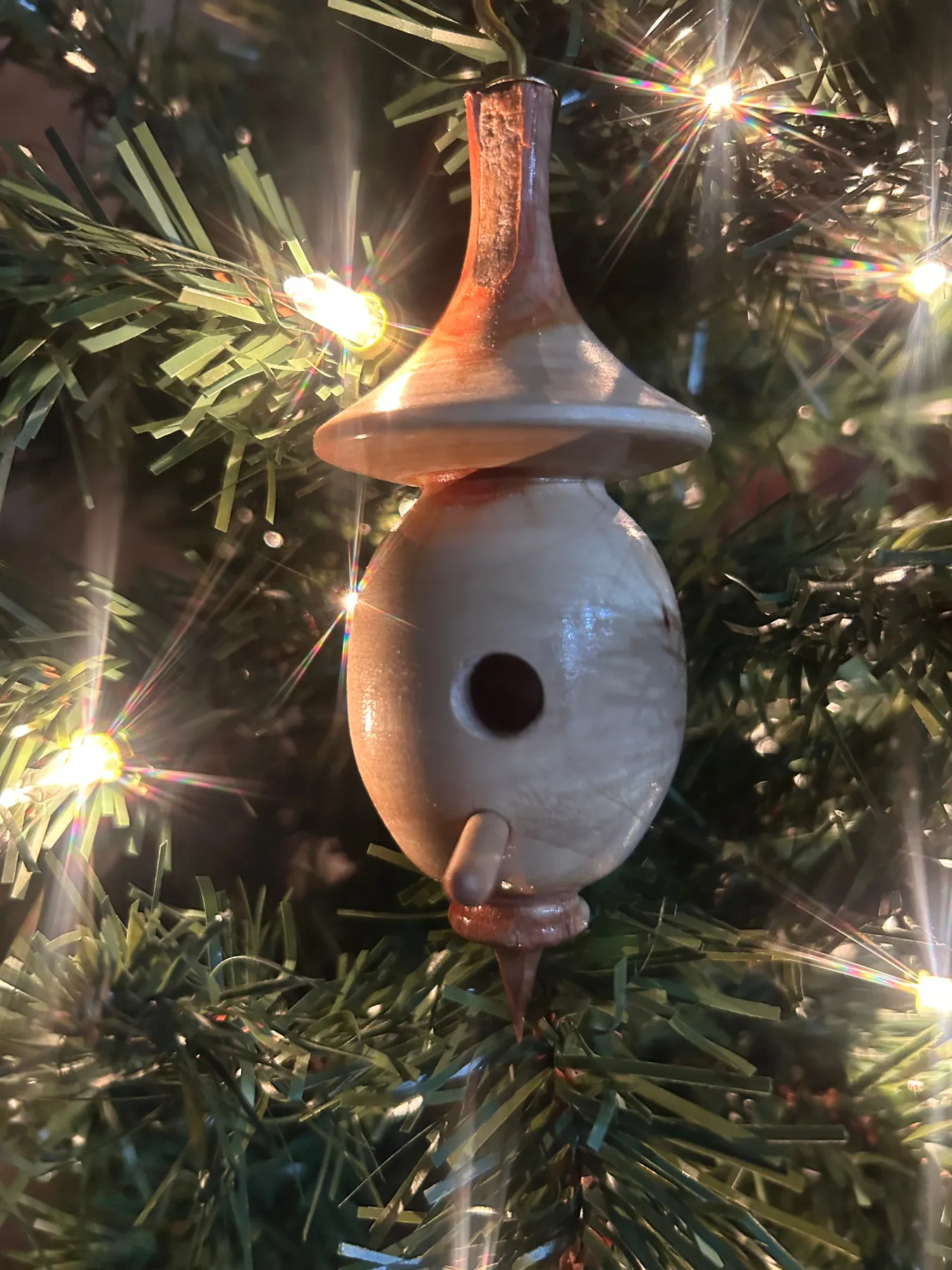 Artisan Hand-Turned Christmas Ornaments-Heirloom Gifts Aspen Acorn #1