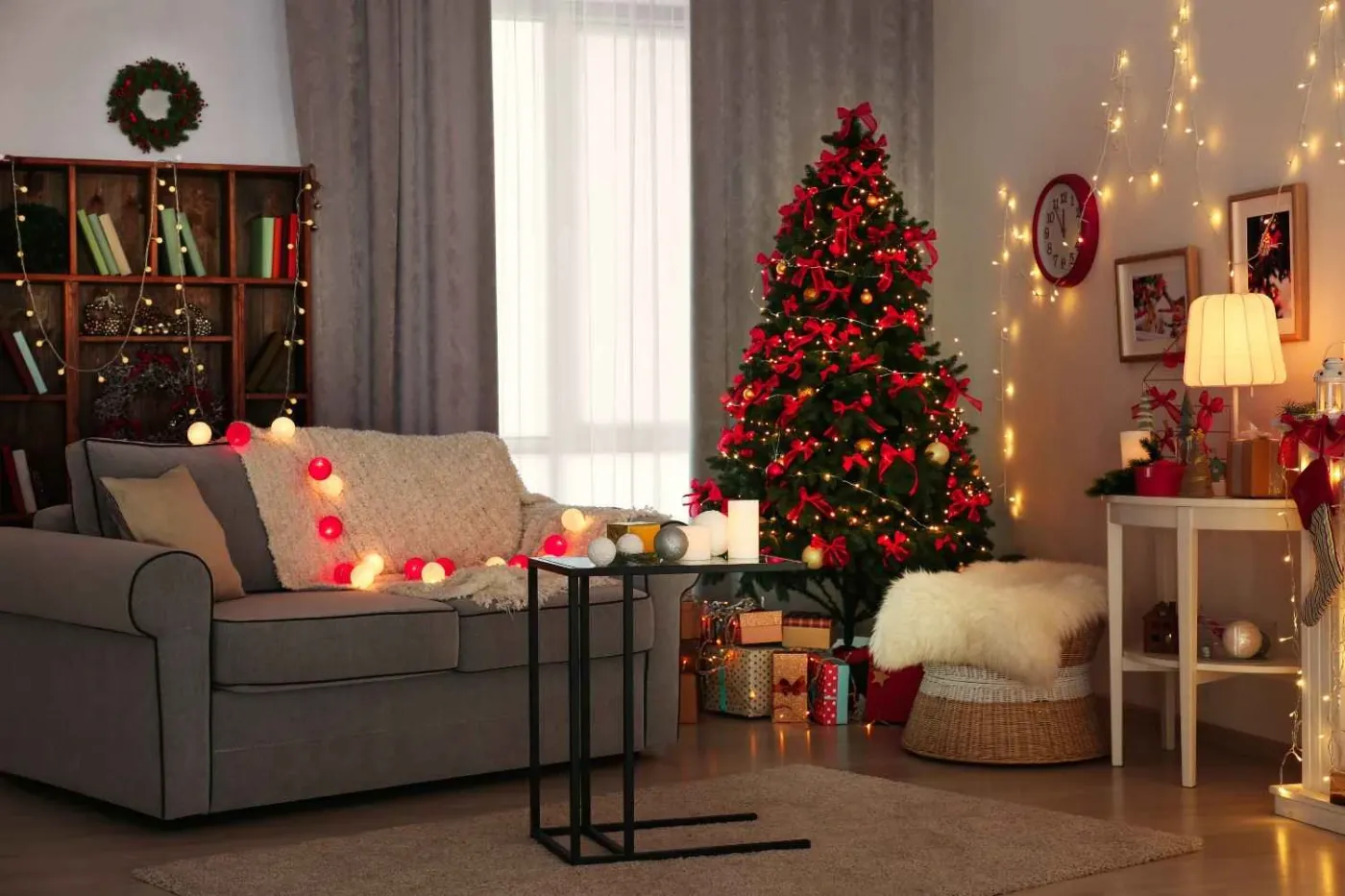 Asense | Christmas Home Decor Ideas That Turn Ordinary Living Rooms Into  Festive Spaces