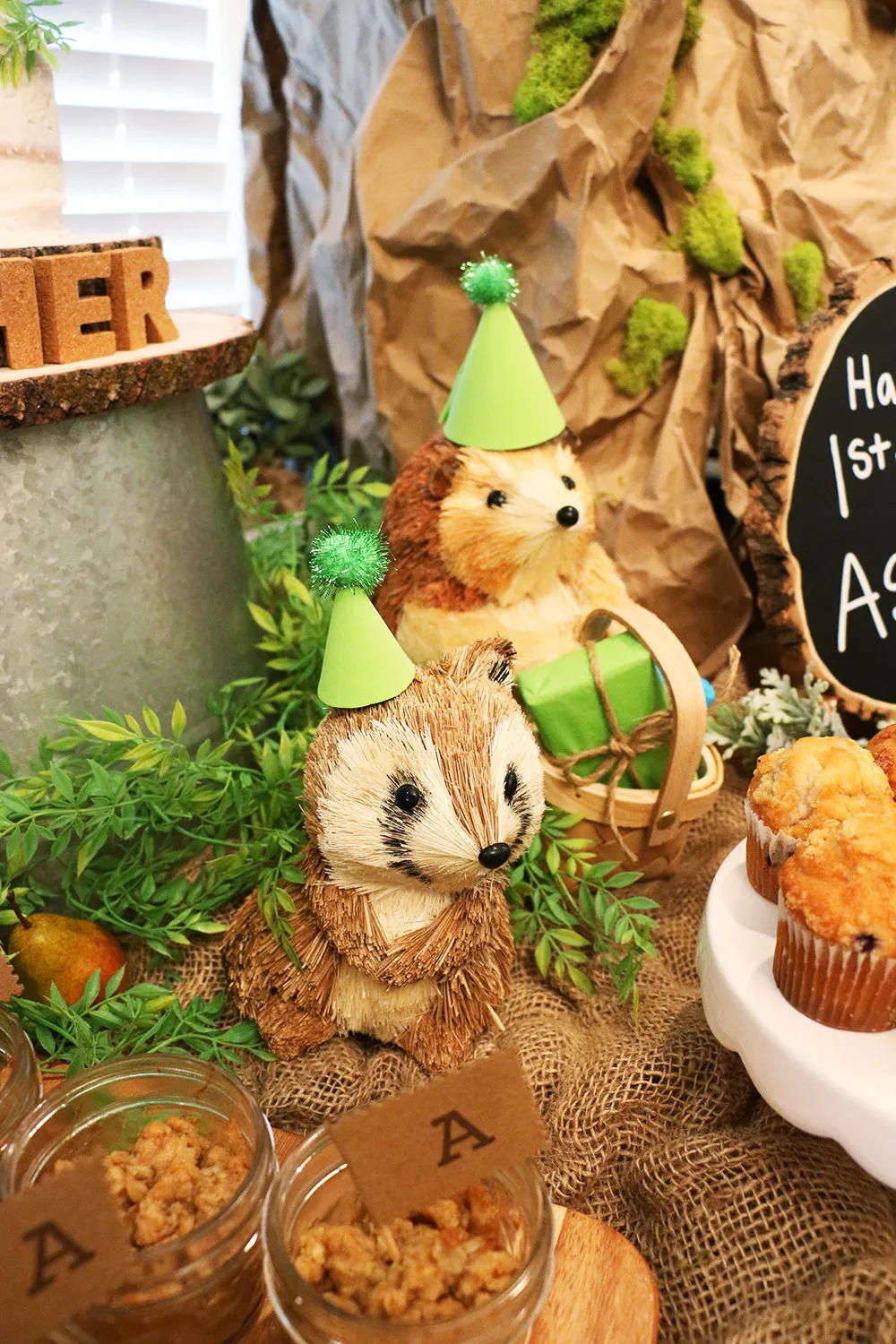 Asher's Woodland Themed First Birthday – At Home With Natalie