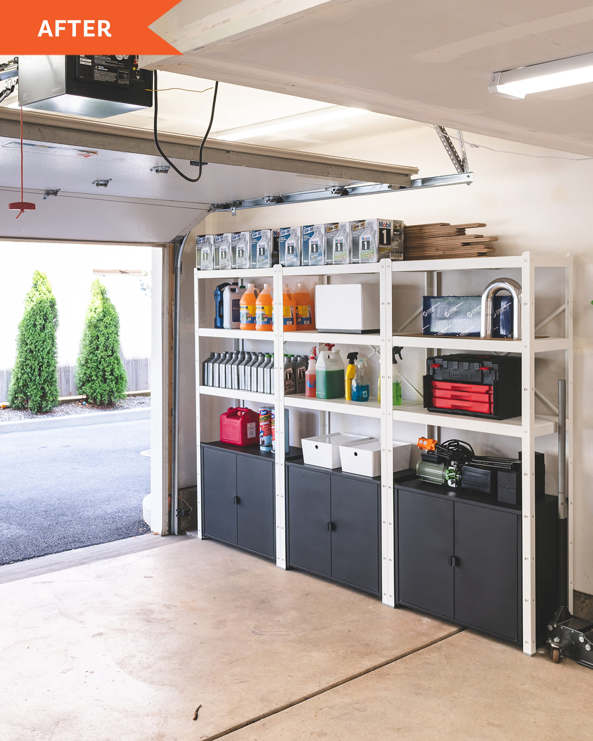 Before & After: A $600 IKEA Garage Makeover | Apartment Therapy