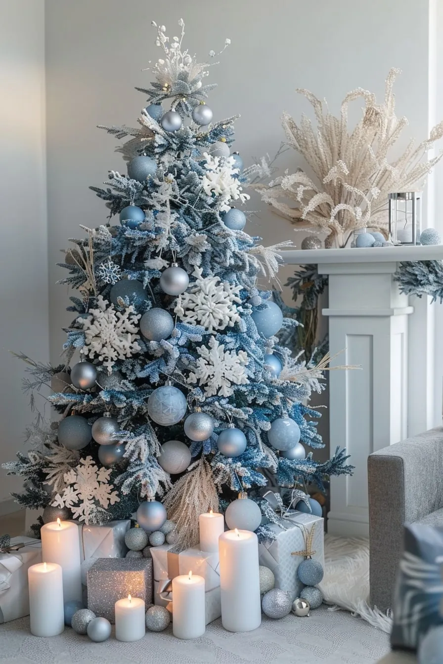 Blue Baby Christmas Stuff 13+ Gorgeous Ideas For Baby Blue Christmas  Decorations