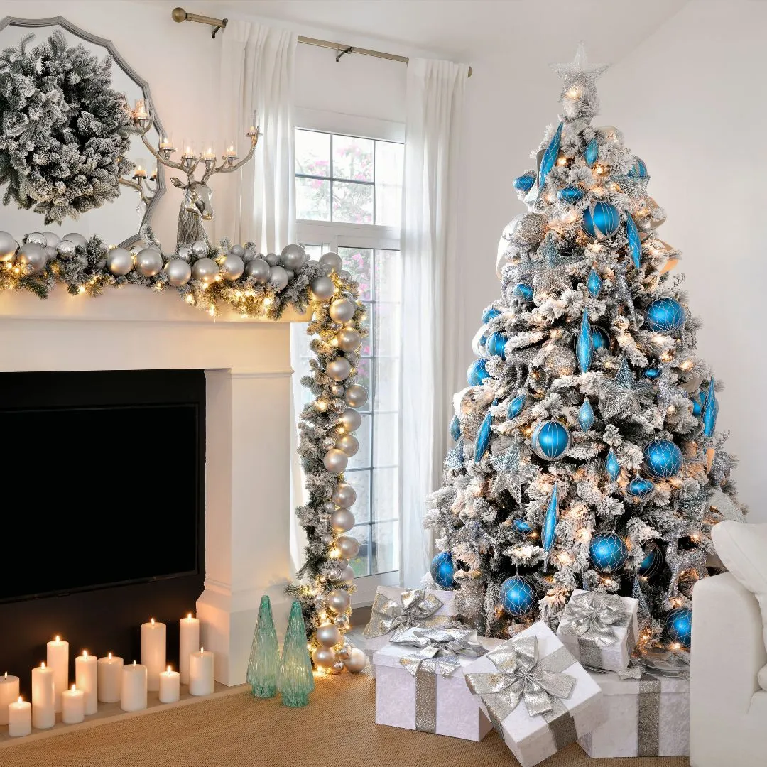 Blue Christmas Ornaments and Festive Winter Decor | Joy By – Joy By