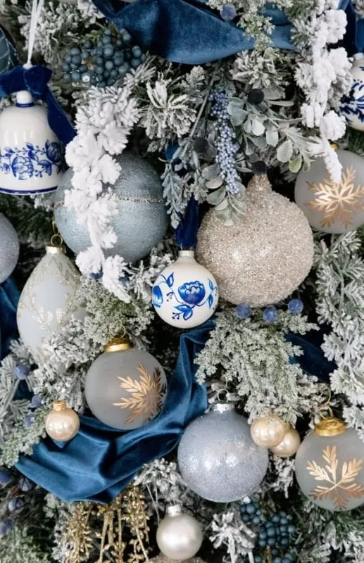 Blue Christmas Ornaments - Designer Picks | Foter
