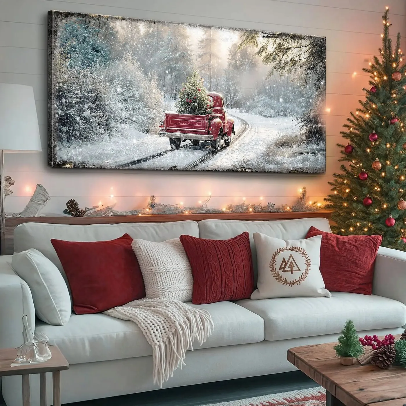 Bringing Christmas Home Christmas Wall Art - Premium Wall Art | Luxury  Canvas Prints & Modern Wall Décor