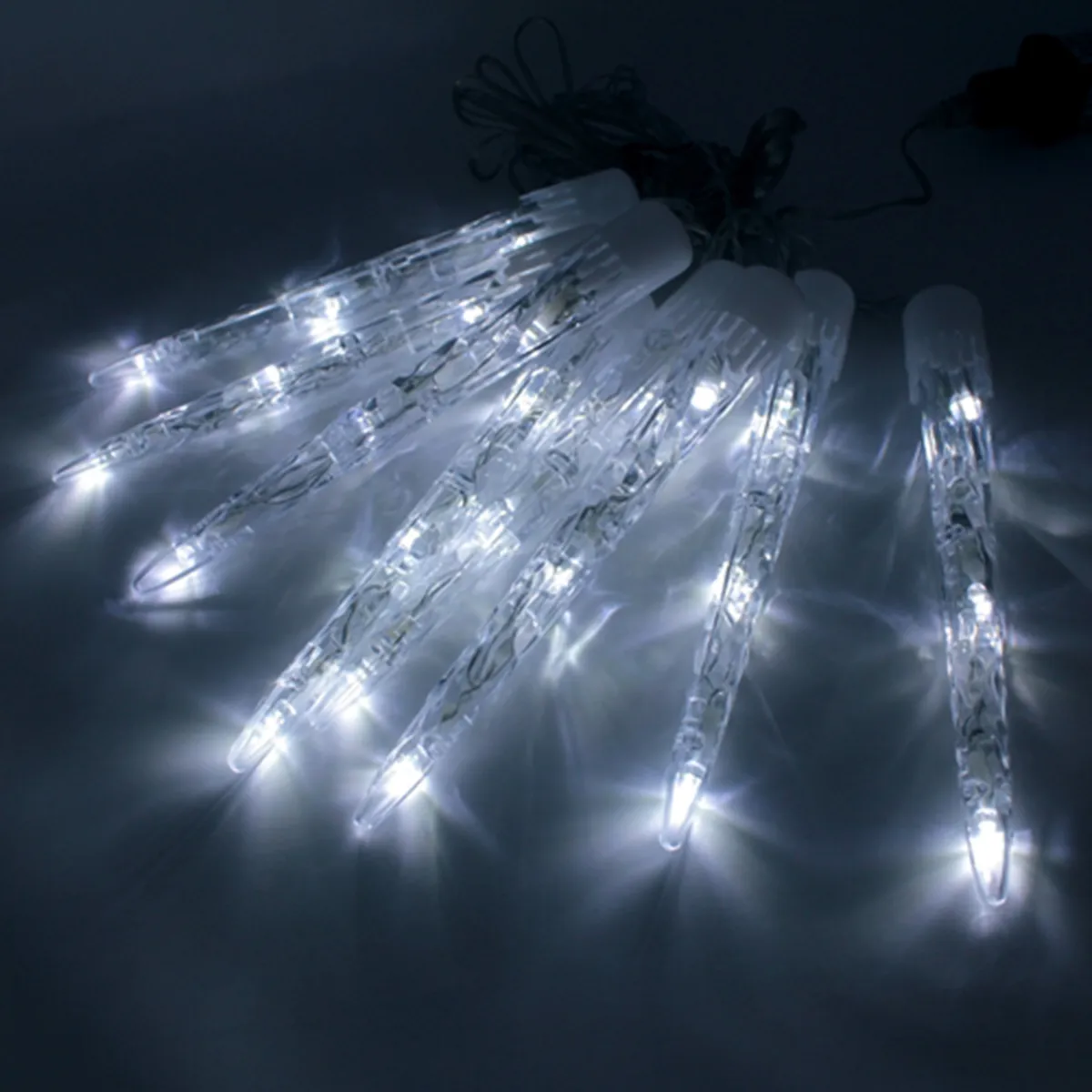 Bulk Icicle Decoration Lights - White, No UL - DollarDays