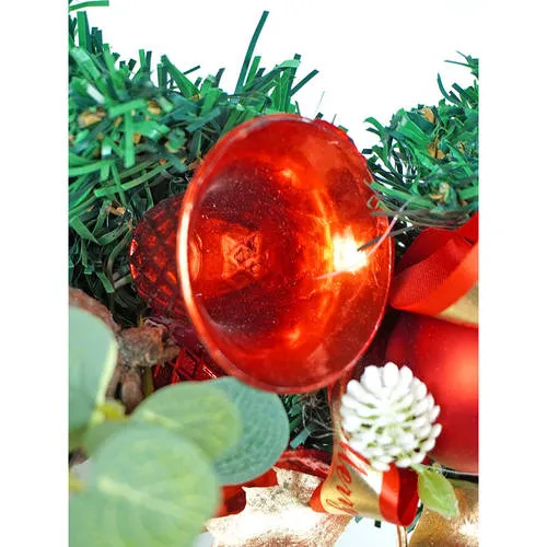Buy Little Surprise Box Wooden Pinecone Bells & Heavy Fillers Artificial Christmas  Wreath for Door Wall Online